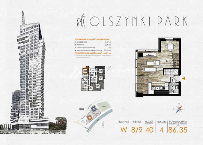 Mieszkanie Sprzedaż Rzeszów Fryderyka Szopena 12